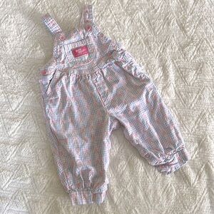 Vintage Baby Bgosh Floral Overalls